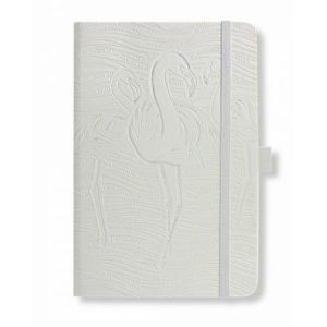 Notatnik Lediberg A6/96/80g linia Ivory Flaming Biały